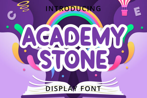 Academy Stone: The Playful Display Font for Campaigns