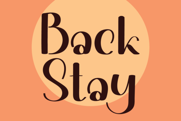 Back Stay Review: A Display Font Built for Bold Moments