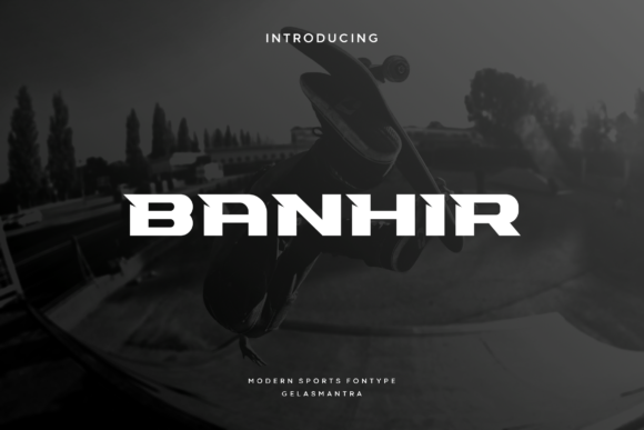 Banhir: A Bold, Thick Display Font for Impactful Branding