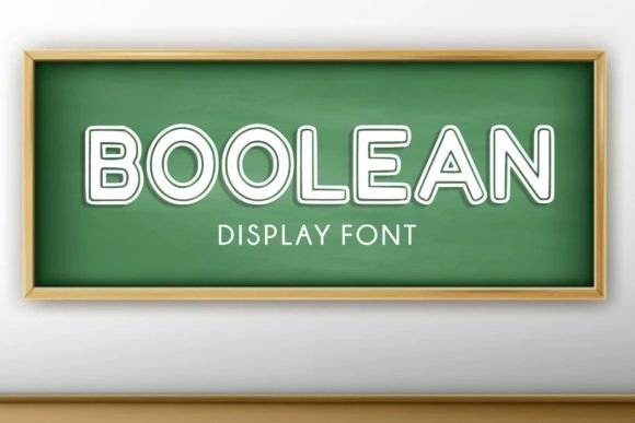 Boolean Review: Bold Display Type for Fearless Branding