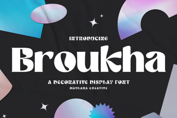 Broukha: A Bold Display Font for Editorial Design