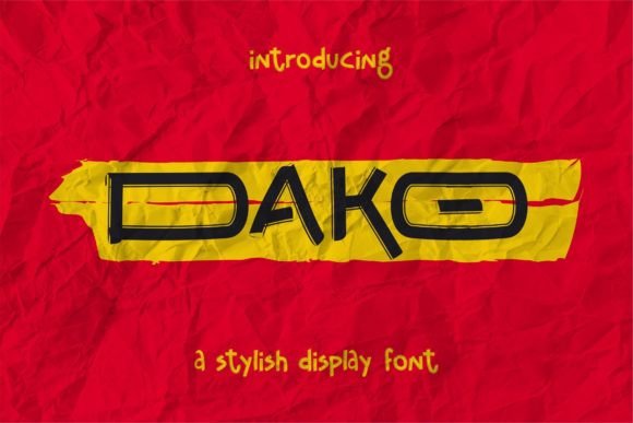 Dako Font: A Polished Display Typeface for Small Business Branding