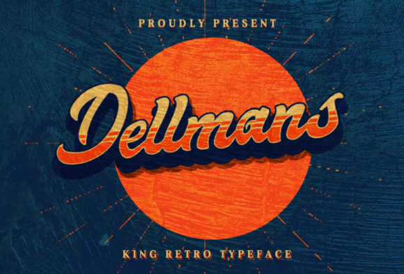 Dellmans: A Bold Retro Font for Standout Web Design