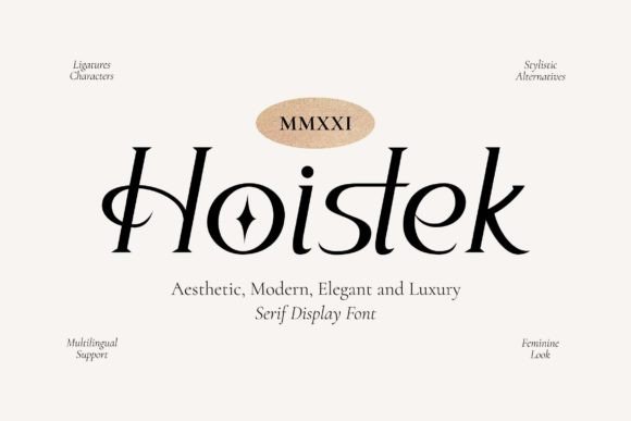 Hoistek: The Editorial Serif Font for Refined Layouts