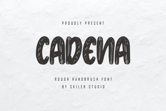 How Cadena Brings Raw Texture to Display Typography