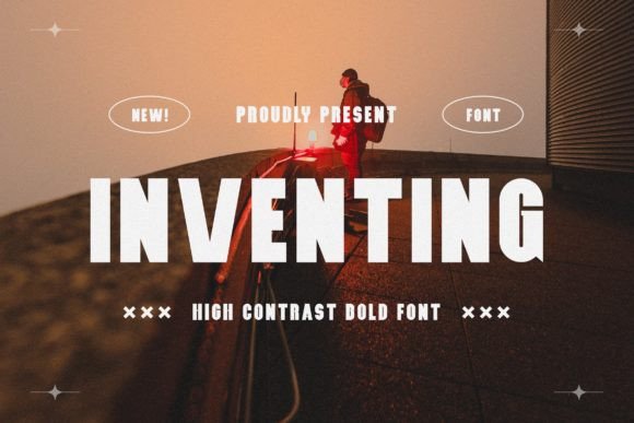 Inventing Font: High-Contrast Display Typeface for Marketers