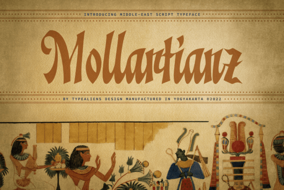Mollartianz Font: A Vintage Typeface That Makes Small Brands Stand Out