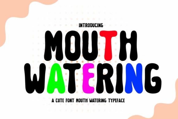 Mouth Watering: A Display Font That Makes Products Irresistible