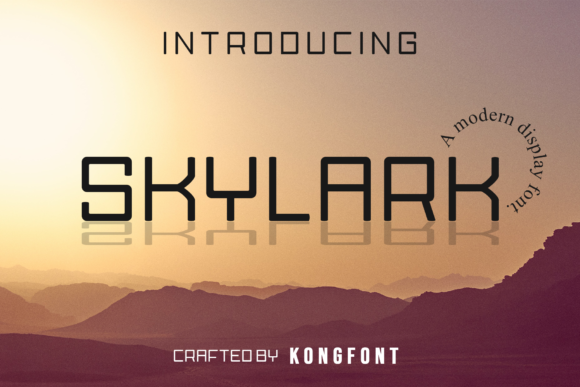 Skylark: A Display Font That Holds Its Own in Fast-Scrolling Feeds
