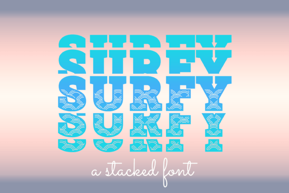 Surfy: A Playful Display Font for Branding