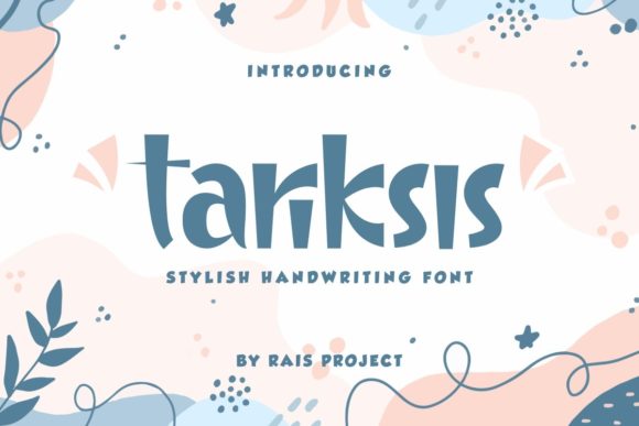 Tariksis: A Playfully Bold Display Typeface for Creative Branding