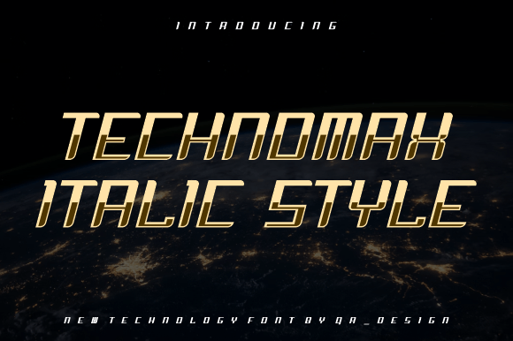 Technomax: A Bold Display Typeface for Standout Crafts