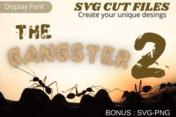 The Gangster2: A Display Font That Cuts Through the Feed