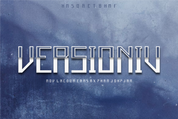 Use a Bold Display Font Like Versioniv to Strengthen Your Brand